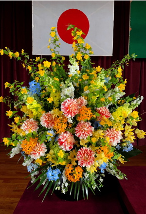 入学式の壇上花・お祝い花