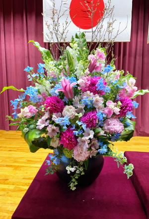 卒業式の壇上花・お祝い花